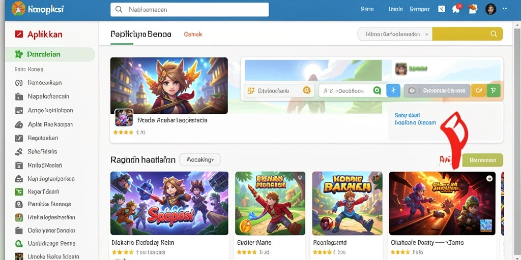 Tampilan antarmuka yang menarik dan user-friendly.