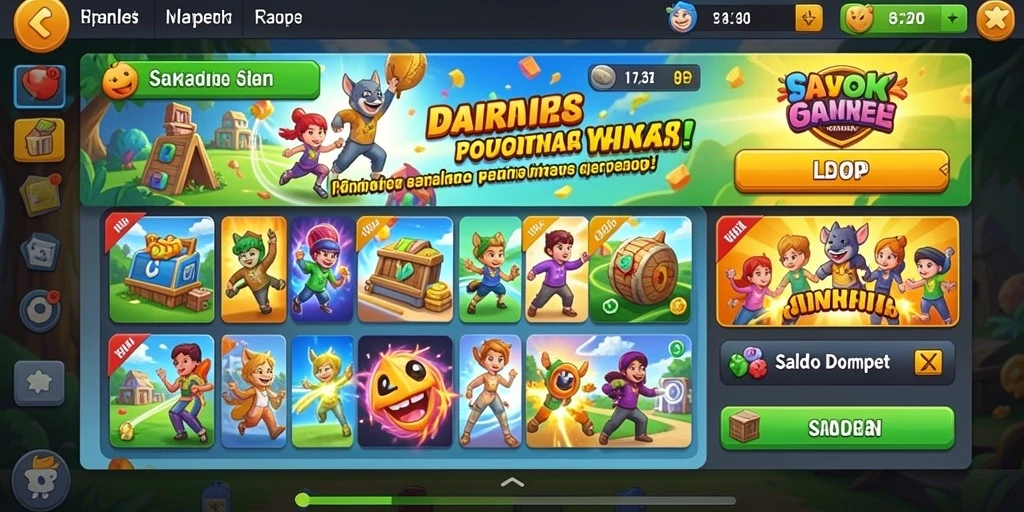 Tampilan antarmuka pengguna yang intuitif dan menarik.