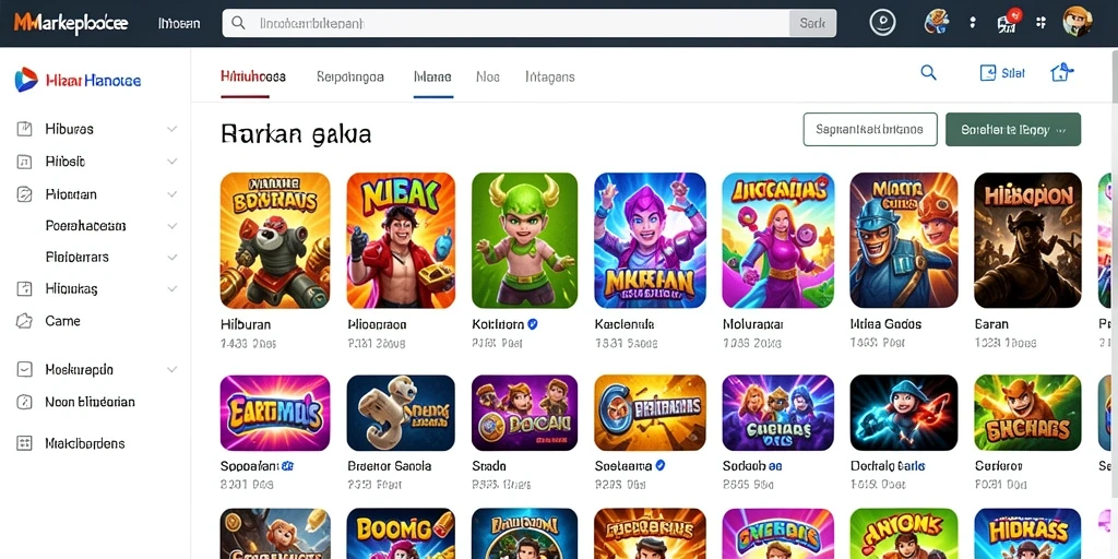 Tampilan awal permainan yang menarik dan intuitif.