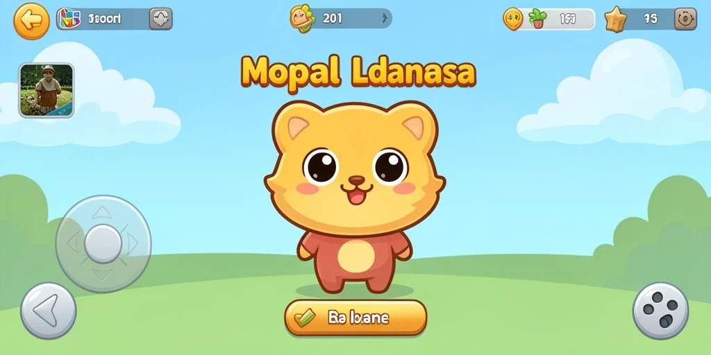 Tampilan grafis yang menarik dan penuh warna.